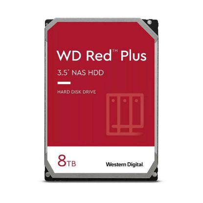 Obrázek WD RED PLUS NAS WD80EFPX 8 TB, SATA III 3.5", 256MB 5400RPM, 215MB/ s, CMR