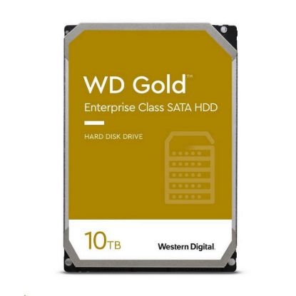 Obrázek WD GOLD WD103KRYZ 10 TB, SATA III 3.5", 256MB 7200RPM, 262MB/ s, CMR, Enterprise