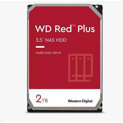 Obrázek WD RED PLUS NAS WD30EFPX 3 TB, SATA III 3.5", 256MB 5400RPM, 180MB/ s, CMR
