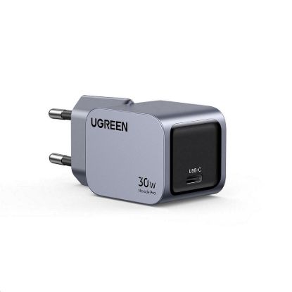 Obrázek UGREEN síťová rychlonabíječka Nexode Pro 30 W 1- Port USB- C, GaN, stříbrná