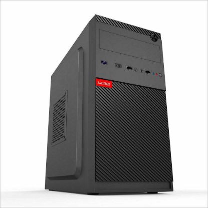 Obrázek 1stCOOL skříň STEP 5, micro tower, AU, USB 3.0, USB- C, bez zdroje, černá