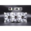 Obrázek 1stCOOL KIT AURA EVO CRYSTAL ARGB 3x Crystal White ventilátor + ARGB Nano řadič