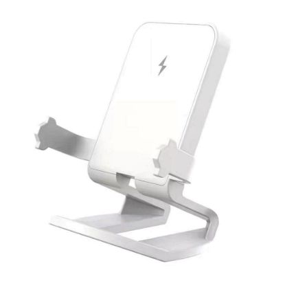 Obrázek 1stCOOL bezdrátová přenosná QI nabíječka 15 W, panáček, USB- C, bílá