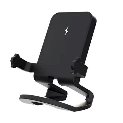 Obrázek 1stCOOL bezdrátová přenosná QI nabíječka 15 W, panáček, USB- C, černá