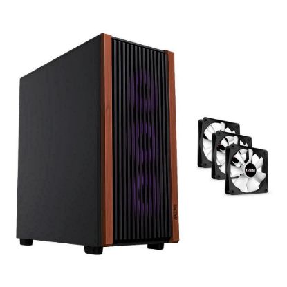 Obrázek 1stCOOL skříň G6 Noble, Mid Tower, ATX, AU, 3x 120mm Fan, Černá