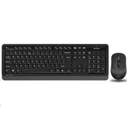 Obrázek A4tech set klávesnice + myš, FG1010 FSTYLER, bezdrátová, šedá