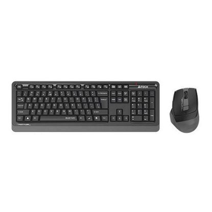Obrázek A4tech FGS1035Q, bezdrátový kancelářský set klávesnice s myši, šedá