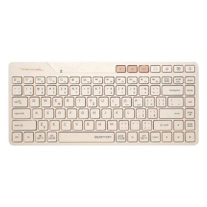 Obrázek A4tech FStyler FBK26C AS, bezdrátová Dual mode Bluetooth+2, 4G klávesnice, CZ, caffe latte