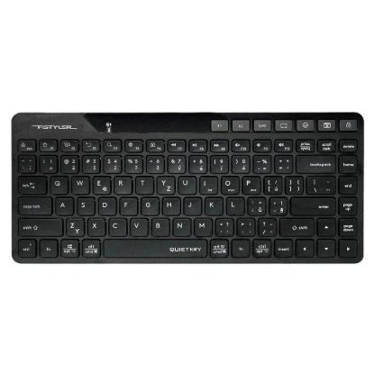 Obrázek A4tech FStyler FBK26C AS, bezdrátová Dual mode Bluetooth+2, 4G klávesnice, CZ, černá