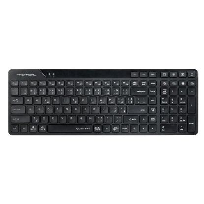 Obrázek A4tech FStyler FBK27C AS, bezdrátová Dual mode Bluetooth+2, 4G klávesnice, CZ, černá