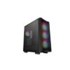 Obrázek DEEPCOOL Case CC560 MESH V2, ATX, ARGB, Průhledná bočnice, 4 x 120mm Fan, černá