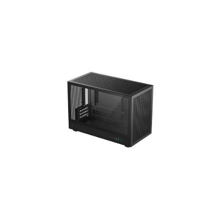 Obrázek DEEPCOOL Case CH260, mATX, Průhledná bočnice, černá