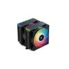Obrázek DEEPCOOL CPU Chladič AG620 BK ARGB V2, 2 x 120mm, LGA1851, AM5, černá