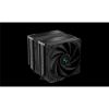 Obrázek DEEPCOOL CPU Chladič AK620 ZERO DARK, 2 x 120mm, LGA1851, AM5, černá
