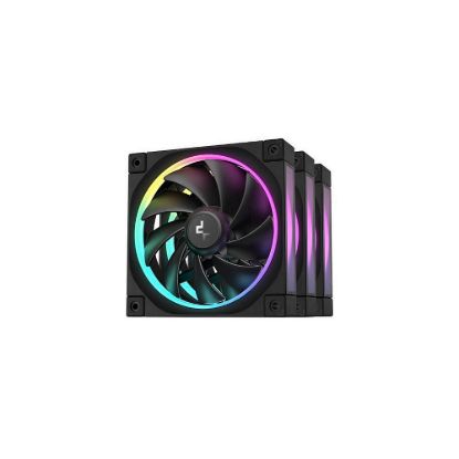 Obrázek DEEPCOOL Ventilátor FL12 3v1, 3 x 120mm, ARGB, černá