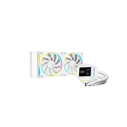 Obrázek DEEPCOOL Vodní chladič LM240 WH, ARGB, 2x 120mm, AM5, LGA1851, bílá