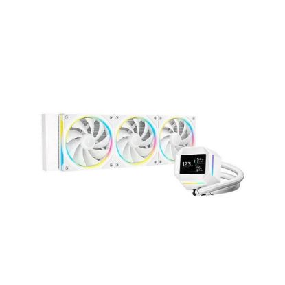 Obrázek DEEPCOOL Vodní chladič LM360 WH, ARGB, 3x 120mm, AM5, LGA1851, bílá