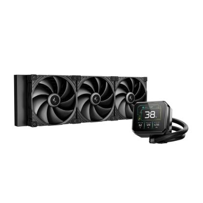 Obrázek DEEPCOOL Vodní chladič SPARTACUS 420, 3 x 140mm, AM5, LGA1851, černá