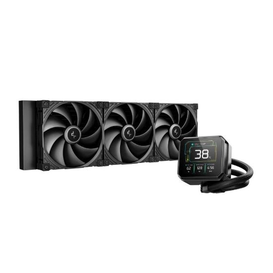 Obrázek DEEPCOOL Vodní chladič SPARTACUS 420, 3 x 140mm, AM5, LGA1851, černá