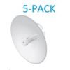 Obrázek UBNT airMAX PowerBeam5 AC 2 x 25dBi Gen2, 5- PACK [400mm, Client/ AP, 5GHz, airMAX ac, 10/ 100/ 1000 Ethernet]