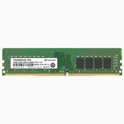 Obrázek TRANSCEND DIMM DDR4 16 GB 2666MHz 2Rx8 1Gx8 CL19 1.2V