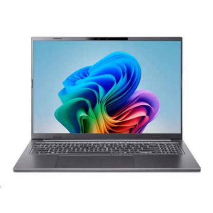 Obrázek ACER NTB Aspire 16 AI (A16- 11M- X3AU), Q Snap X1- 26100, 16" WUXGA, 32 GB, 1 TB SSD, QAdreno, W11H, Gray