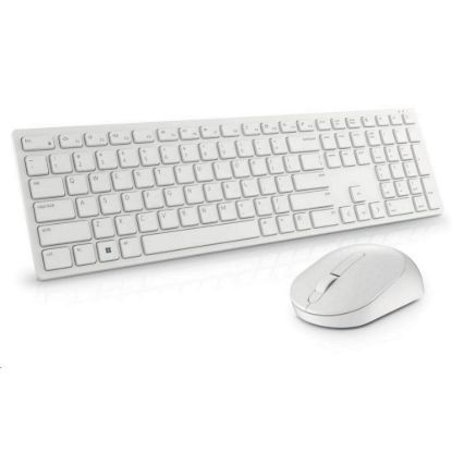Obrázek DELL Pro Wireless Keyboard and Mouse - KM5221 W - UK (QWERTY) - White
