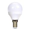 Obrázek Solight LED žárovka, miniglobe, 6 W, E14, 3000K, 510lm, bílé provedení
