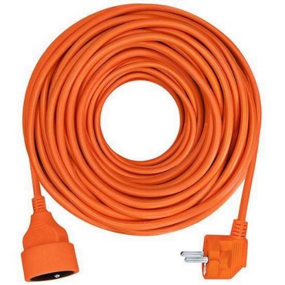 Obrázek Solight prodlužovací přívod - spojka, 1 zásuvka, 10m, 3 x 1mm2, oranžová
