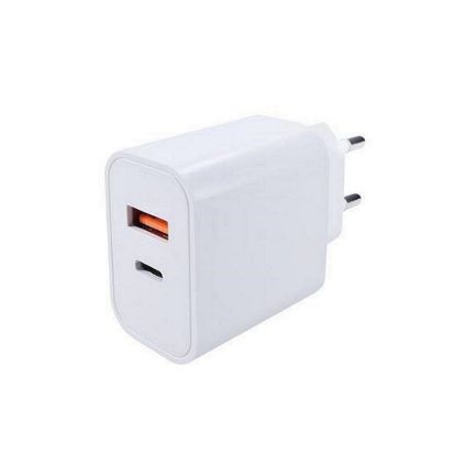 Obrázek Solight USB A+C 20 W fast charger univerzální napájecí adaptér