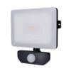 Obrázek Solight LED reflektor Quick se sensorem, 20 W, 1700lm, 4000K, IP44, černý