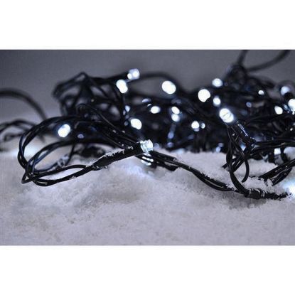 Obrázek Solight LED vánoční řetěz, 500 LED, 50m, přívod 5m, IP44, bílá