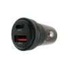Obrázek Solight nabíjecí adaptér do auta 30 W USB- C + A, černá