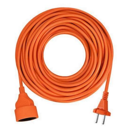 Obrázek Solight 1z pohyblivý přívod - spojka, 10m, 2 x 1, 5mm2, oranžová