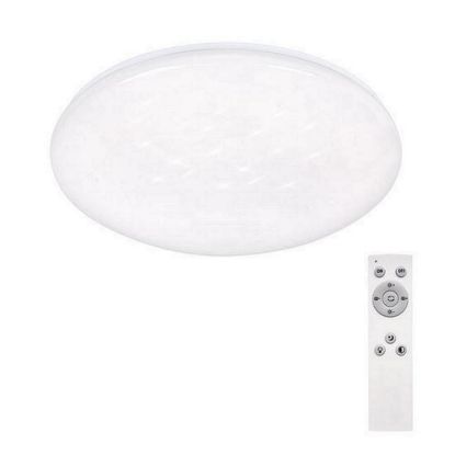 Obrázek Solight LED stropní světlo Star, kulaté, 24 W, 2400lm, dálkové ovládání, 37cm