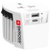 Obrázek SKROSS cestovní adaptér MUV USB, USB A+C, univerzální pro 150 zemí