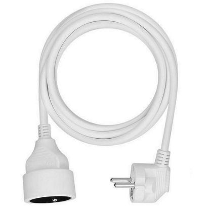 Obrázek Solight prodlužovací přívod 3m, 1 zásuvka, 16A/ 3680 W, PVC, bílý