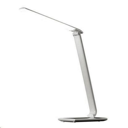 Obrázek Solight LED stolní lampička stmívatelná, 12 W, volba teploty světla, USB, bílý lesk