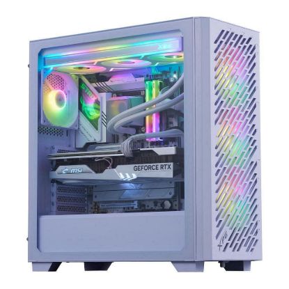 Obrázek ADATA XPG case VALOR AIR PRO, ATX, Průhledná bočnice, 4x 120mm ARGB Fan, Bílá
