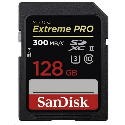 Obrázek SanDisk SDXC karta 128 GB Extreme Pro (300MB/ s UHS- II)