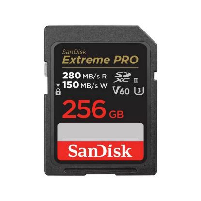 Obrázek SanDisk SDXC karta 256 GB Extreme PRO (280 MB/ s Class 10, UHS- II V60)