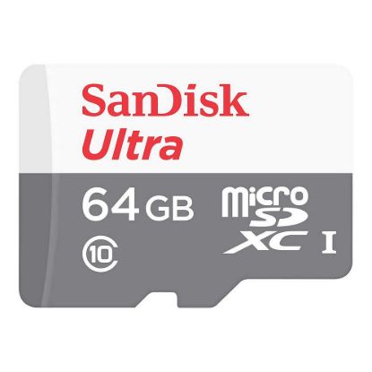 Obrázek SanDisk MicroSDXC karta 64 GB Ultra (R: 100/ W: 100 MB/ s, UHS- I, C10) + adaptér