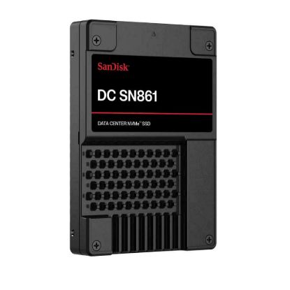 Obrázek SanDisk Enterprise SSD 1.6 TB DC SN861, PCIe Gen5, (R: 13700, W: 3600MB/ s), RI- 3DW/ D BICS6 TCG Opal