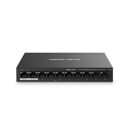 Obrázek MERCUSYS switch MS110P (10 x 100Mb/ s, 8xPoE+, 65 W, fanless)