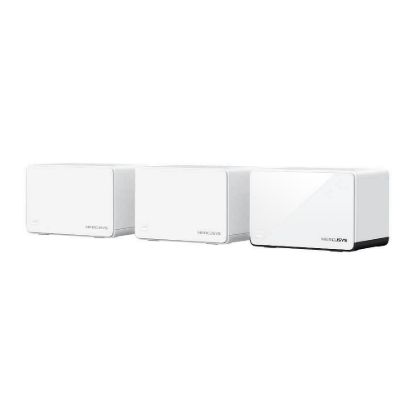Obrázek MERCUSYS Halo H85X(3- pack) WiFi6 Mesh (AX3000, 2, 4GHz/ 5GHz, 1 x 2, 5GbELAN/ WAN, 2xGbELAN/ WAN)