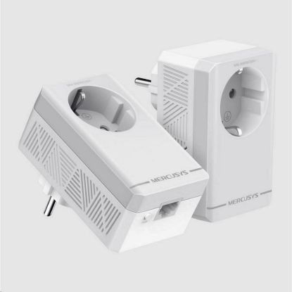 Obrázek MERCUSYS MP300P KIT průchozí powerline set (AV600, 1 x 100Mb/ sLAN)