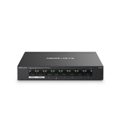 Obrázek MERCUSYS switch MS108GP (8xGbE, 7xPoE+, 65 W, fanless)