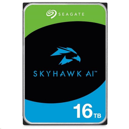 Obrázek SEAGATE HDD 16 TB SKYHAWK AI, 3.5", SATA 6Gb/ s, 7200 RPM, Cache 512MB