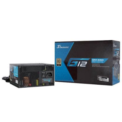 Obrázek SEASONIC zdroj 650 W G12- GM, 80+ Gold, 120mm