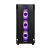 Obrázek CHIEFTEC skříň Miditower Gaming HUNTER, Black, 4x RGB Rainbow Fan, 2 x USB 3.0, side glass
